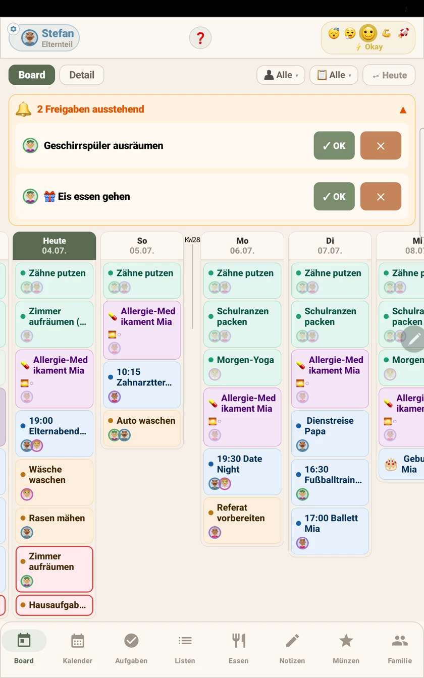 ClaaroPlan calendar view